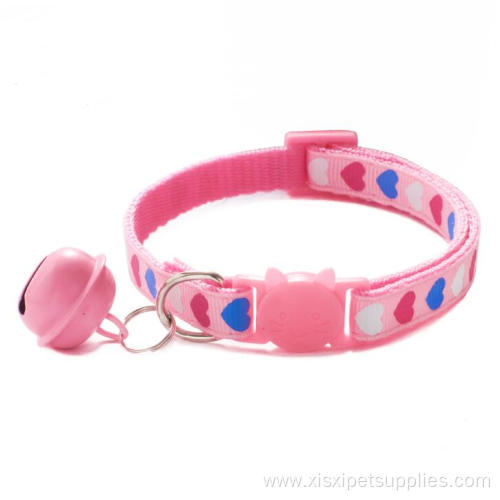 Luxury Multicolor Small Pet Cat Collar with Bell